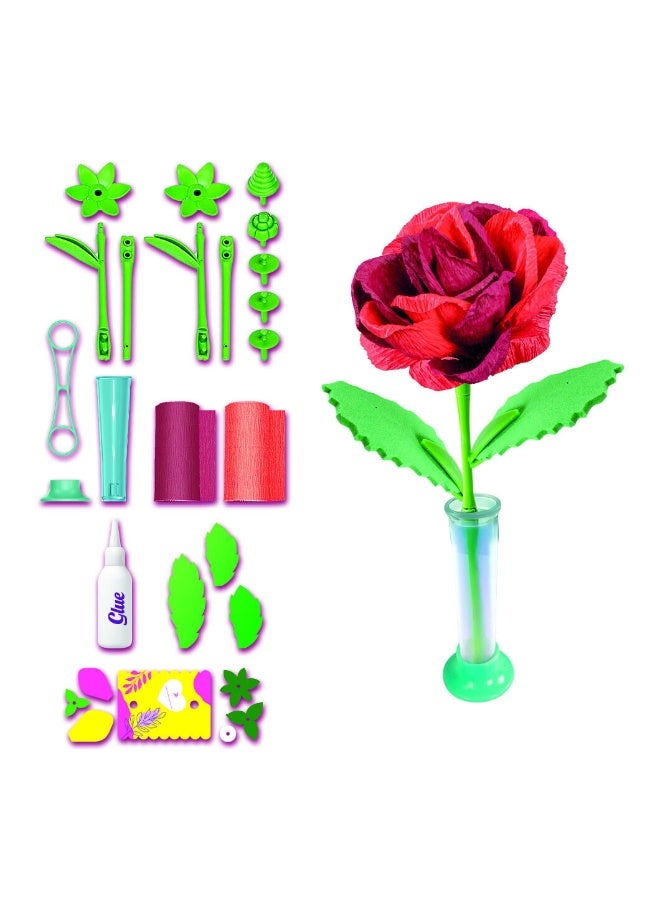 Clementoni Idea Create Your Rose Flower | Do it Yourself | DIY Craft Kit | Educational & Learning | Creative Gift for Kids and Adults - Image 3