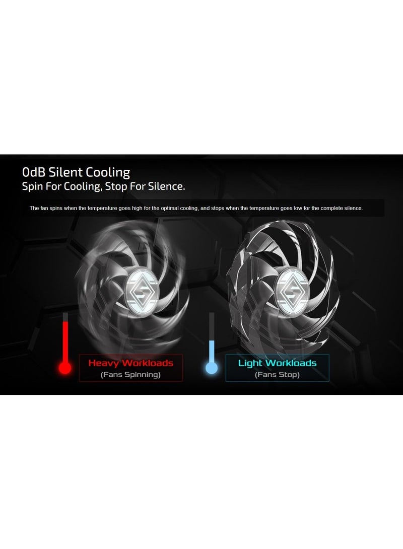 ASRock AMD Radeon RX 9070 Steel Legend 16GB OC GPU 2700 MHz 20 Gbps GDDR6 256Bit (3rd Gen RT 2nd Gen AI Accelerators) PCIe5.0 2x8-pin Triple Fan Graphics Card 700W Air Deflecting HDMI DisplayPort - Image 5