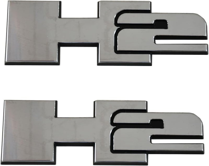 Algasan H2 Rear Liftgate Door Nameplate Emblems - Image 1