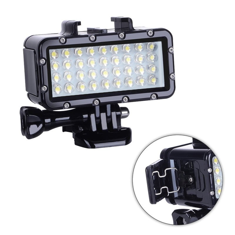 Suptig Diving Light High Power Dimmable Waterproof LED Video Light Fill Night Light Diving Underwater Light Waterproof 147ft for Gopro Hero 13/Hero 12/11/10/9/8/7/6/5/5S/4/3+ More Action Cam - Image 5