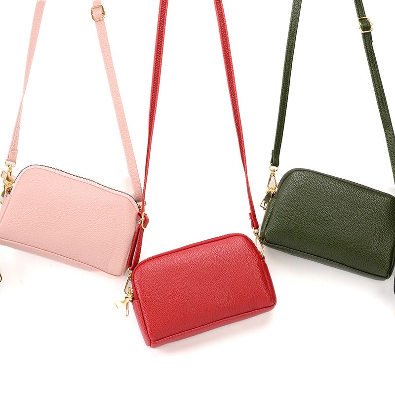 2024 جديد النساء الكتف crossbody حقيبة متعددة الوظائف كبيرة القدرة قشرة حقيبة بنات الهاتف المحمول حقيبة سد محفظة - Image 3