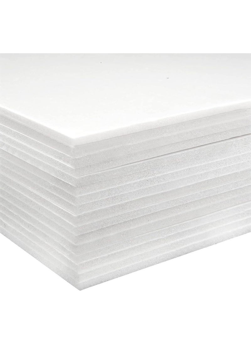 BPA - 16 Pack A3 Foam Boards White 5mm Thick Polystyrene Foam Core Sheets Large Styrofoam Board for Crafts 297 x 420mm - Image 1