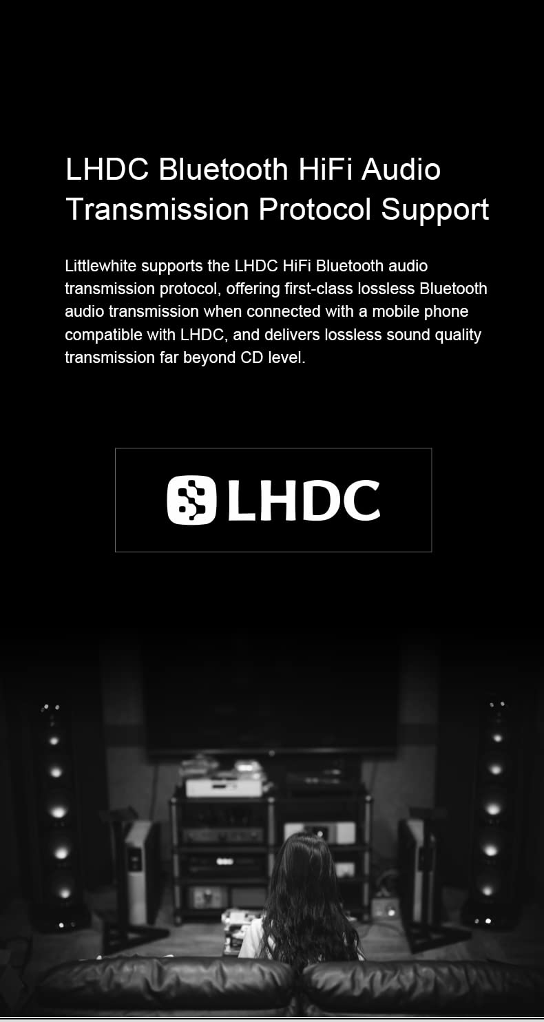 Moondrop Littlewhite Neckband Bluetooth Cable Earphones Bluetooth 5.2 Type-C Headphone Support Aptx Kato/B2/Starfield Earbuds - Image 4