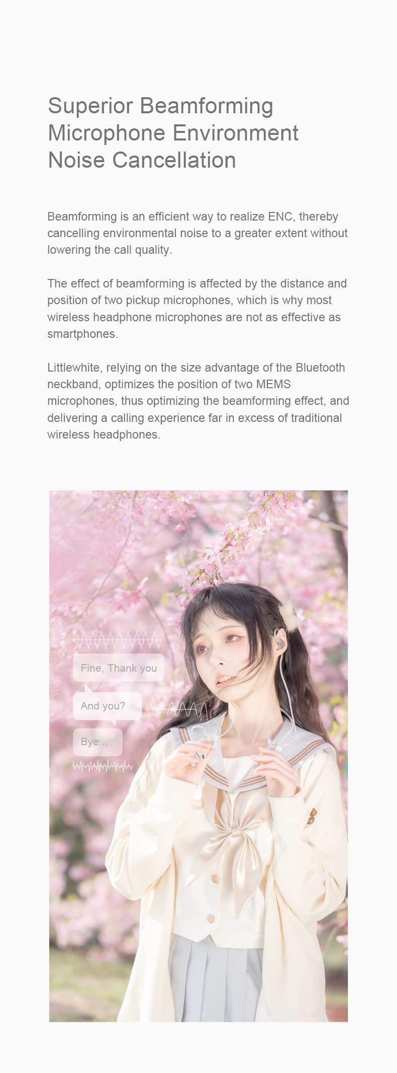 Moondrop Littlewhite Neckband Bluetooth Cable Earphones Bluetooth 5.2 Type-C Headphone Support Aptx Kato/B2/Starfield Earbuds - Image 5