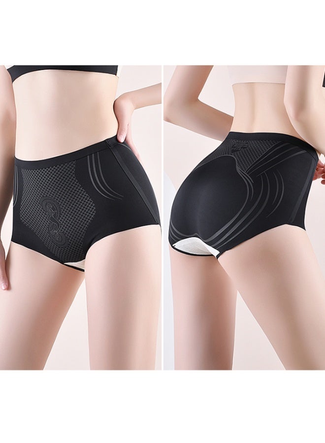 KUYING High Waisted Anti Glare Postpartum Waist Cinching And Hip Lifting Safety Pants For Body Shaping Set Of 3 - Image 2
