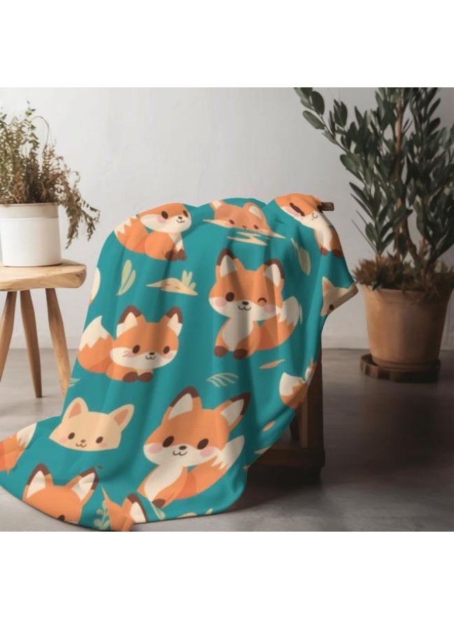 general Baby and children's cartoon flannel thin blanket (warm and comfortable, suitable for sleep, game use) 70cm*100cm