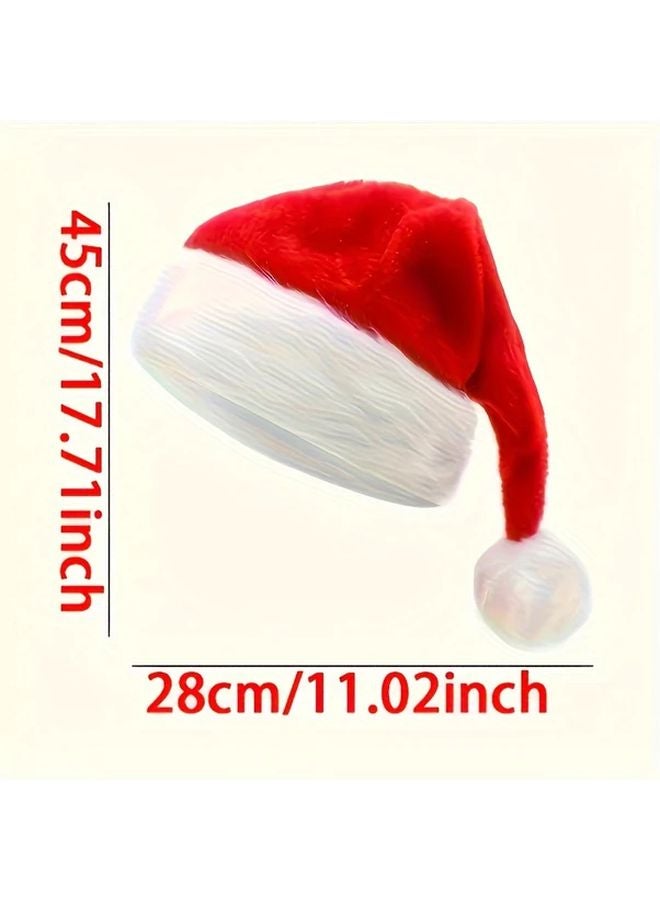 Red Santa Claus Hat Festive Christmas Ornament For Home Kitchen Holiday Decorations - Image 4