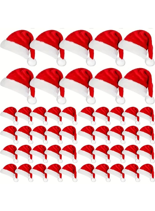 Red Santa Claus Hat Festive Christmas Ornament For Home Kitchen Holiday Decorations - Image 2