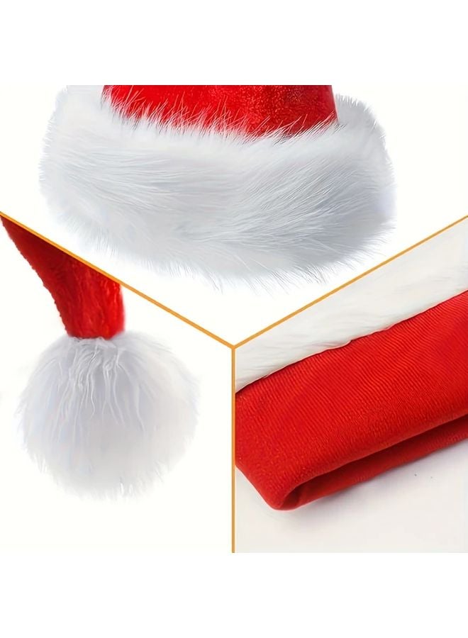 Red Santa Claus Hat Festive Christmas Ornament For Home Kitchen Holiday Decorations - Image 3