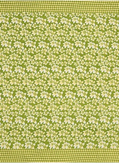 Status Contract Spring Summer Collection-Cotton Rich Double Bedsheet with 2 Pillow Covers for Bed Room, Home, Hotel-120 GSM, Green, 210 X 215 Cm  - Image 3