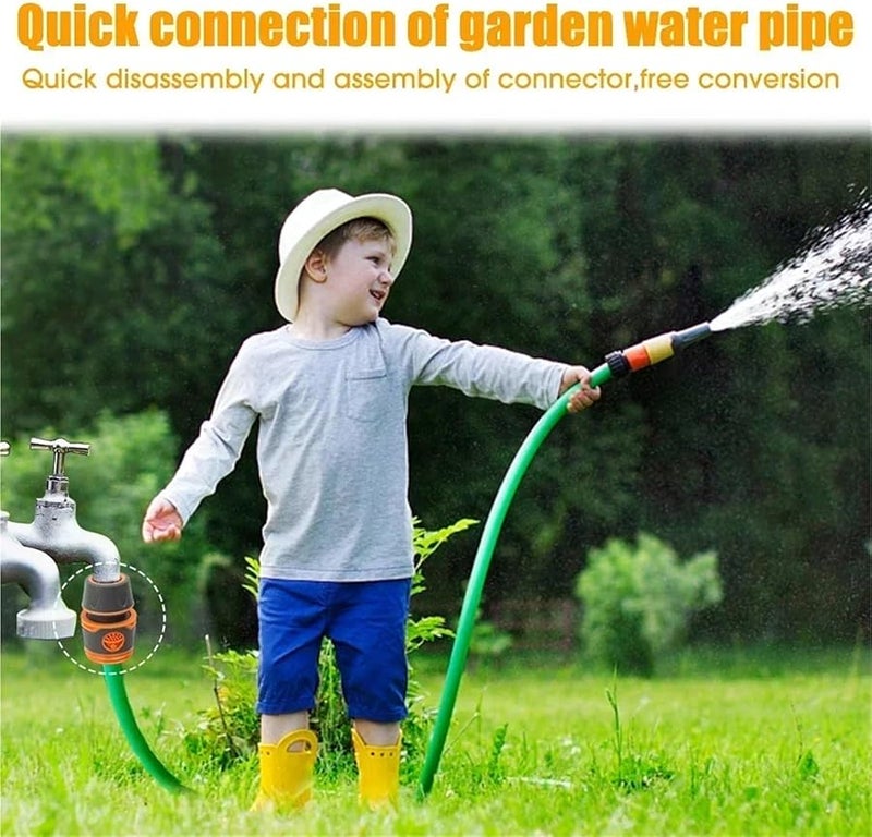 25PCS Garden Hose Quick Connect Kit Faucet Extender Converter for Watering Irrigation and Cleaning - Image 5