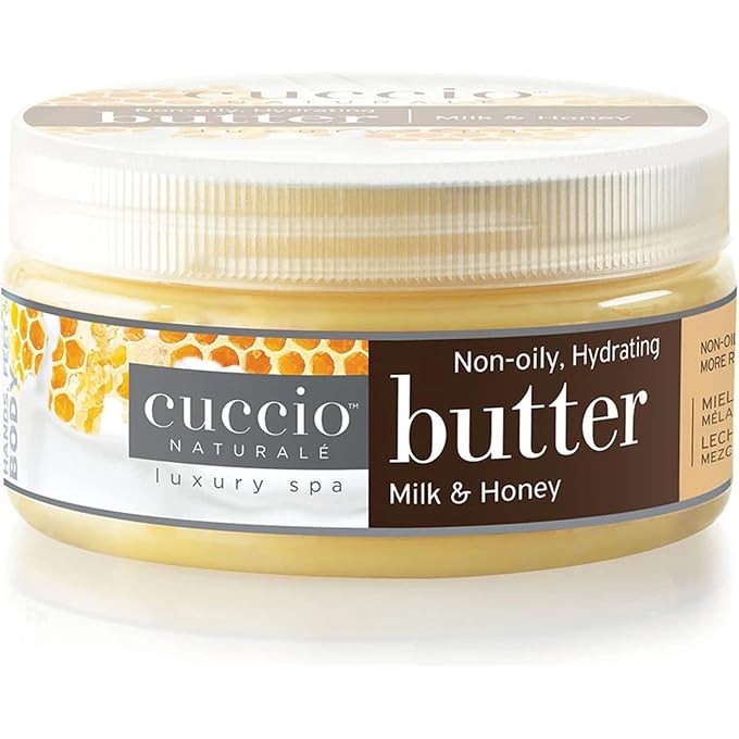 Hand, Body & Foot Lotion  Milk & Honey Butter Blend  Ultra-Hydrating, Non-Greasy Moisturizer for Silky Smooth Skin  8 oz