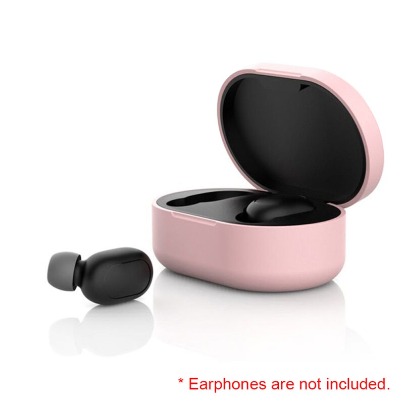 Wireless Earbuds Silicone Cover: 1 Pink Scratch Resistant Impact Protective Case - Charging Port Accessible Lightweight Easy Cleaning Cover for Wireless Earbuds Charging Compartments - Image 2