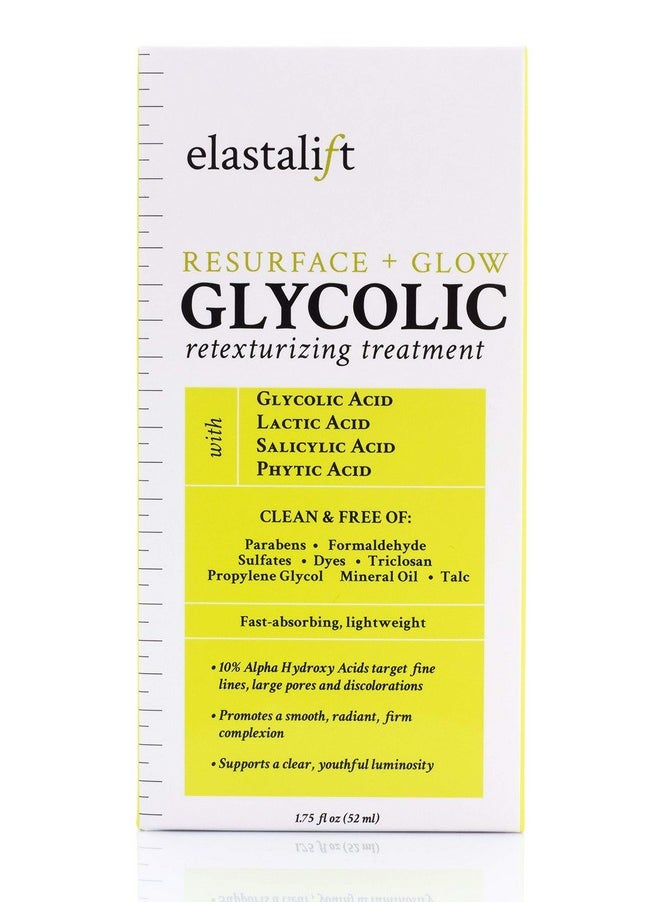 elastalift - Resurfacing Glycolic Acid Facial Peel Serum, Anti-Aging Dark Spot Corrector Facial Peel Reduces Enlarged Pores, Minimizes Fine Lines, Evens Skin Tone, Exfoliating Chemical Peel, 1.75 Fl Oz - Image 1