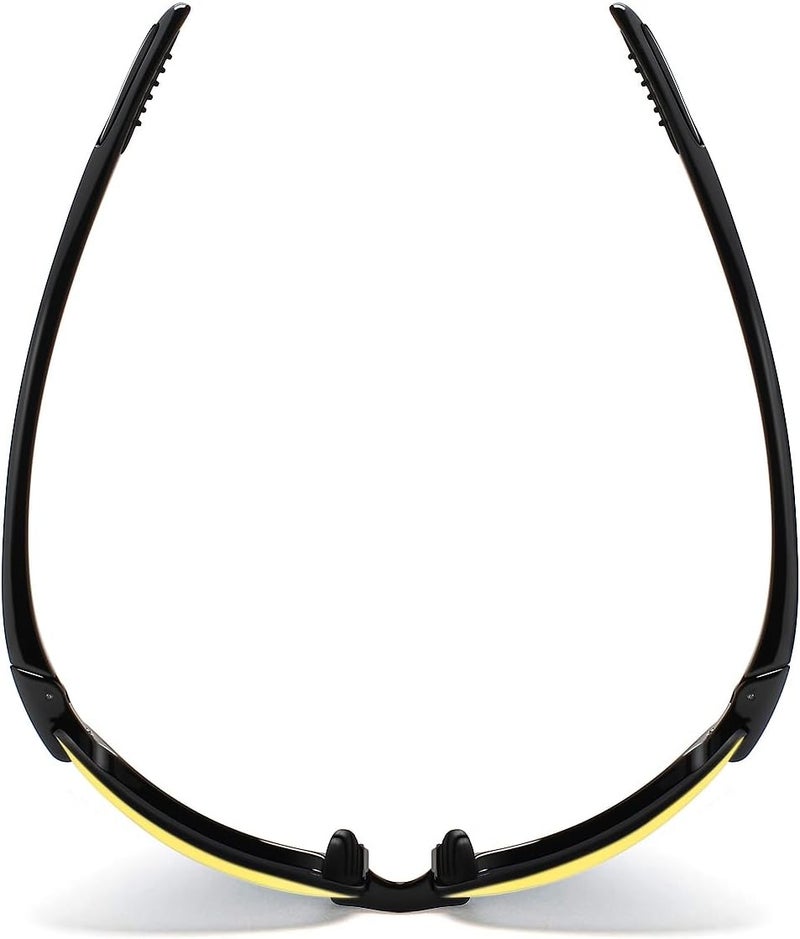 JULI Eyewear نظارات JULI الرياضية للرجال والنساء إطار TR90 بدون حواف للجري وصيد الأسماك والبيسبول والقيادة MJ8001 - Image 4