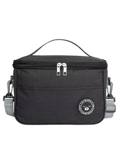 RATSAW Insulated Lunch Box Bag Waterproof Lunch Bags for Women Man Office Work School Picnic Fishing Hiking Travel Thermal Leak Proof Cool Bag Tote Bag with Shoulder Strap Black  - Image 1