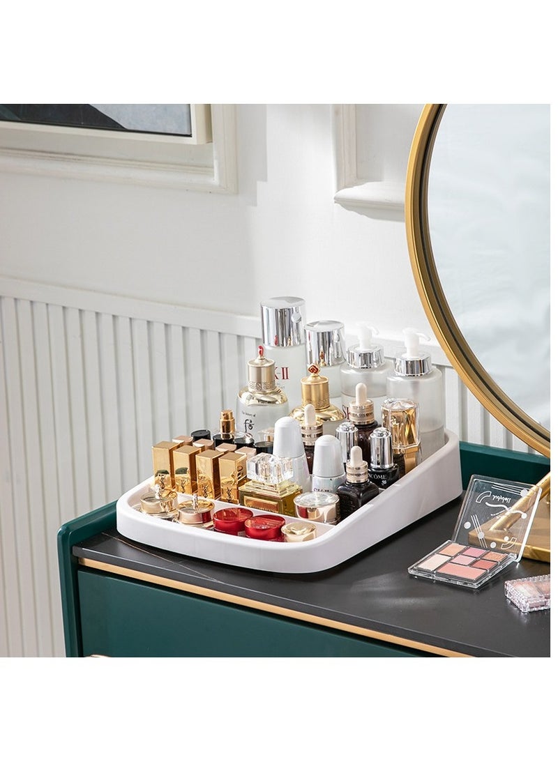 Organized Home 7-Drawer Stacking Cosmetic Organizer Cart Acrylic Cosmetic Box Skin Care Mask Box Lipstick Storage Cabinet Removable for Room Office Kitchen Bathroom White  - Image 3