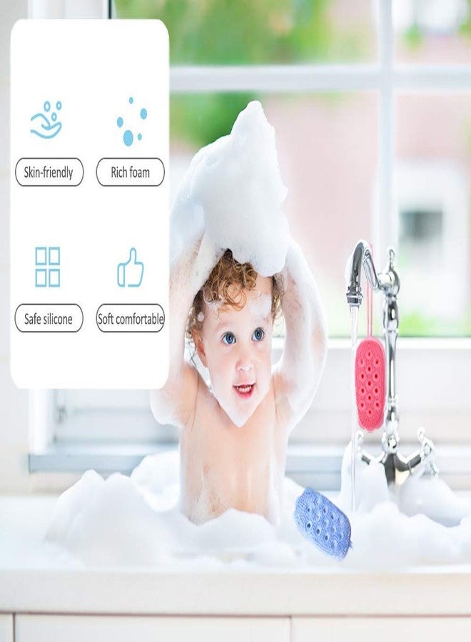 RD MALL Silicone Bubble Bath Brush Double-Sided Massage Scalp Backrubbing Bath Massage Brush Skin Clean Shower Brushes - Image 4