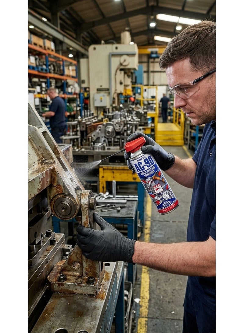 ®ACTION CAN AC-90 ( BOX 15 CAN) Multi-Purpose Oil Rust Remover Spray Combining Lubricant, Protection, Cleaning, and Moisture Repellent - Image 3