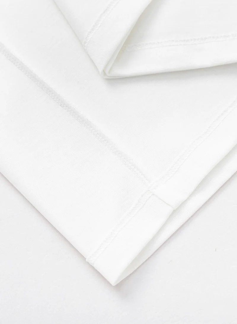 Balabala White Kids Girls Round v-neck short-sleeved T-shirt for Women | Best Price UAE