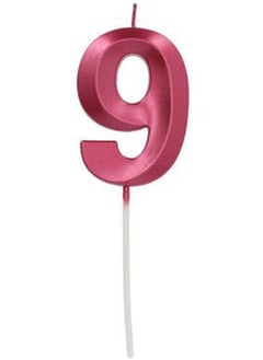 Candle Glamour Vibes Red Number 9