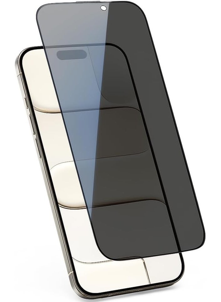 Privacy Screen Protector for iPhone 17 Air 6.5-Inch, 9H Hardness Tempered Glass Film [Anti-Scratch] [No Bubbles] Anti-Spy Full Coverage Screen Protector for iPhone 17 Air - Image 1