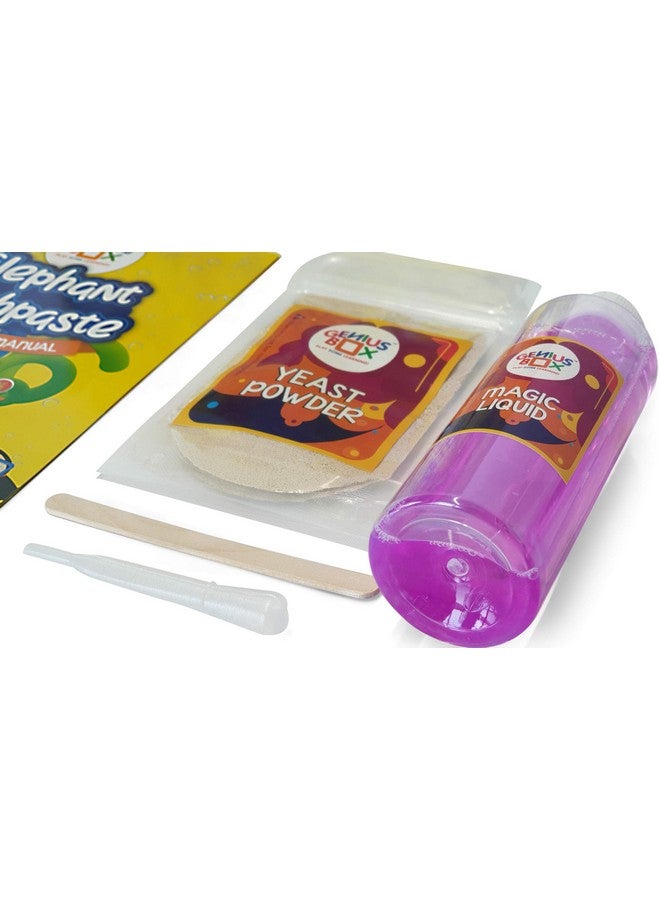 Genius Box - Play some Learning Elephant Toothpaste Science Activity Kit for 5 Years and Up: Birthday Gift, Return Gift, DIY, Educational Toy, Learning Kit, STEM Toy - Image 4