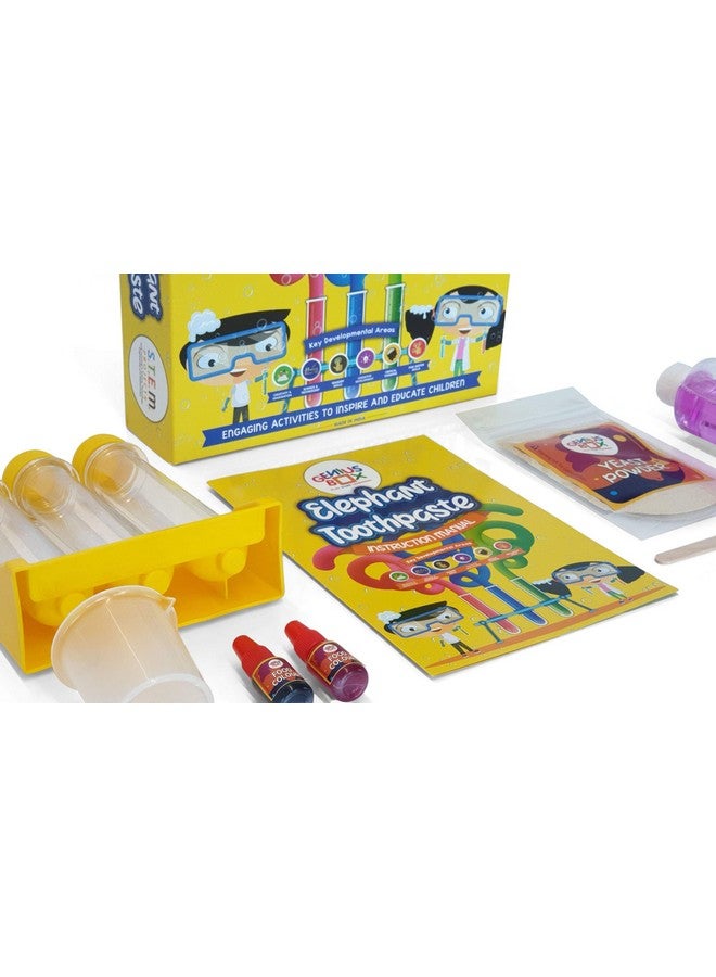 Genius Box - Play some Learning Elephant Toothpaste Science Activity Kit for 5 Years and Up: Birthday Gift, Return Gift, DIY, Educational Toy, Learning Kit, STEM Toy - Image 3