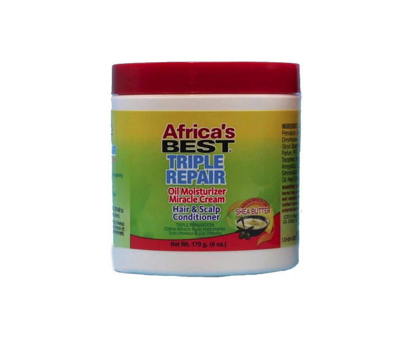 Africa's Best Triple Repair Oil Moisturizer Hair and Scalp Conditioner, 6 Ounce (Packaging May Vary) - Image 3