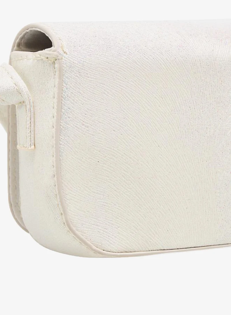 Flora Bella By Shoexpress WHITE Embellished Bow Crossbody for Women | Best Price UAE