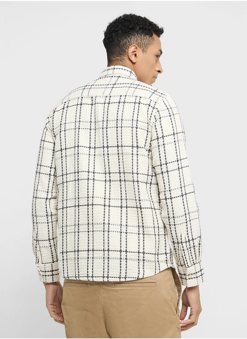 روبرت وود Mens Long Sleeve Shirt