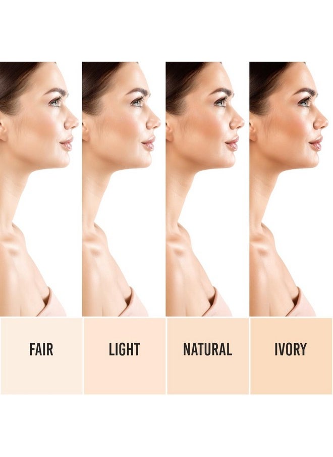 matt look Perfect Look Powder Oil Control 2 In 1 Formula Compact | Powder Plus Base Concealer | High Coverage With Hd Finish | Easily Blendable | Suitable For All Skin Types | 20G Ivory  - Image 4