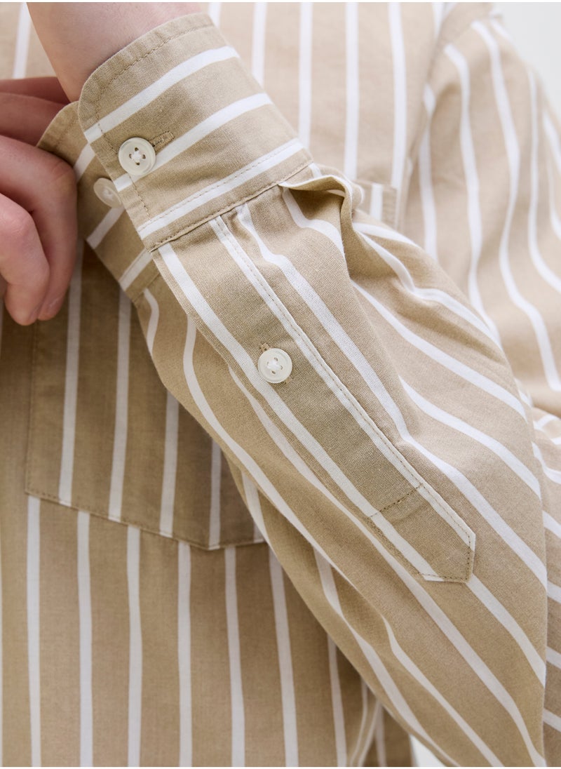 JJ Rebel Jrebrow Stripe Regular Fit Shirt  - Image 5