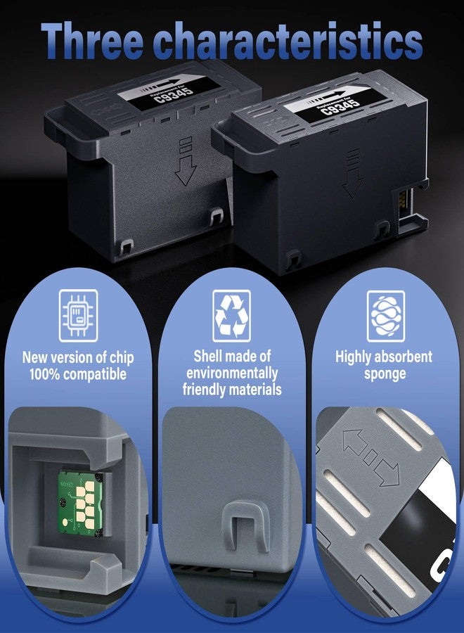 inkgens C9345 Ink Maintenance Box Tank for ET-8550 ET-16600 ET-5850 ET-5800 ET-16650 ET-8500 WF-7840 WF-7820 ET-5880 WF-7310 ST-C8000 ST-C8090 Printer (PXMB9/C12C934591) - Image 4