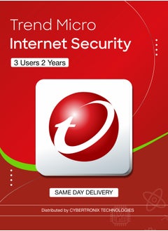 Trend Micro Trend Micro Internet Security | 3 Users 2 Years | Digital License | Same-Day Delivery 
