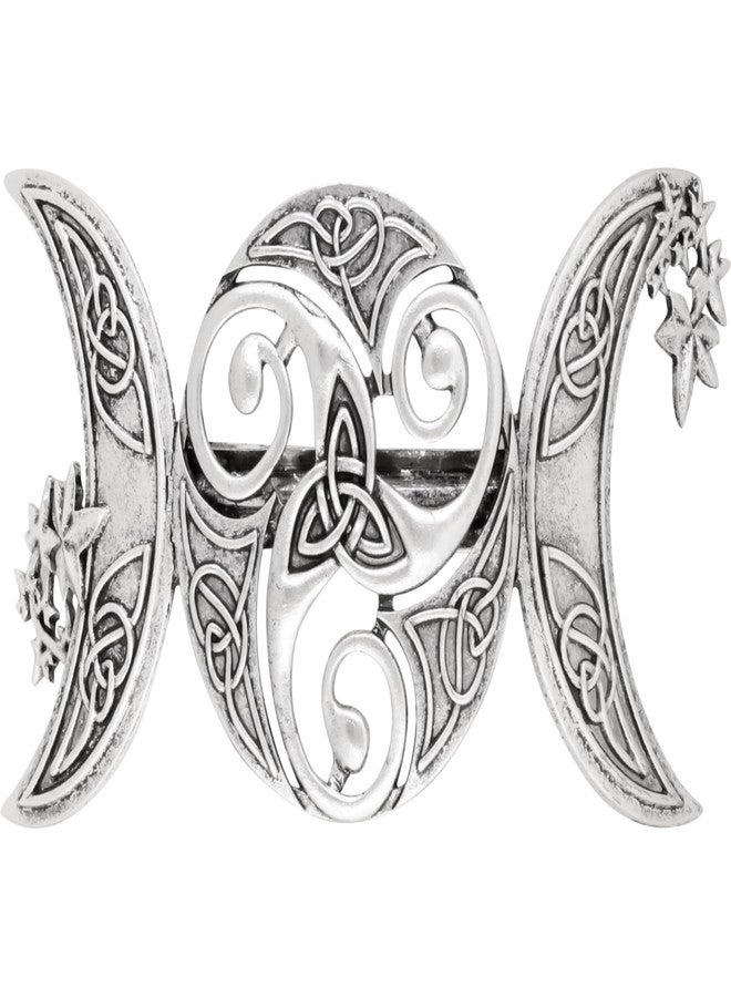HAQUIL Triple Moon Celtic Knot Hair Clip Vintage Hollow Moon Hair Clip Barrette Jewelry for Women - Image 1