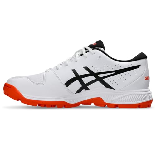 asics أحذية كريكيت ASICS جيل-بيك 2 للرجال والنساء بيضاء/سوداء - 7 المملكة المتحدة (1113A036.107) - Image 4