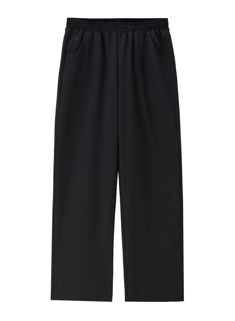 GIORDANO  Women’s Mid-Rise Loose Fit Elastic Waist Pants | Online Exclusive for Women | Best Price UAE