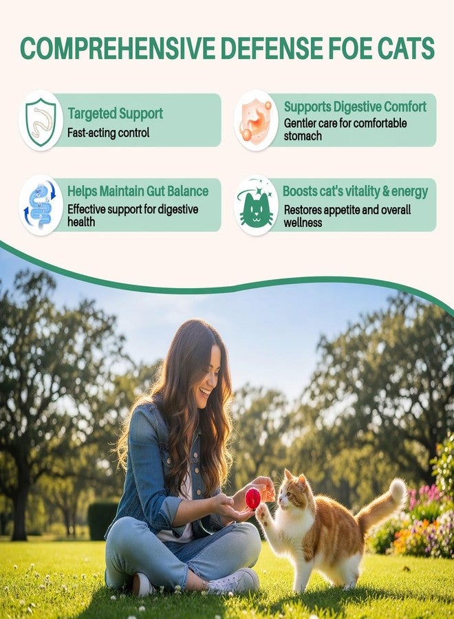 Duduboy Say Good Bye to Tɑpew0ɾm in Cats, Herbal Digestive Support for Cats - Image 4