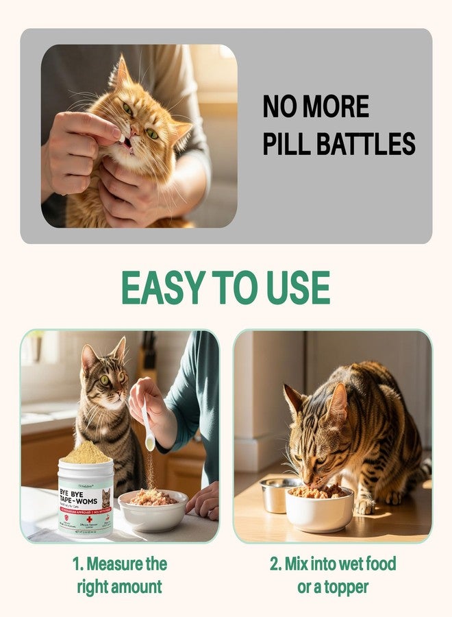 Duduboy Say Good Bye to Tɑpew0ɾm in Cats, Herbal Digestive Support for Cats - Image 5