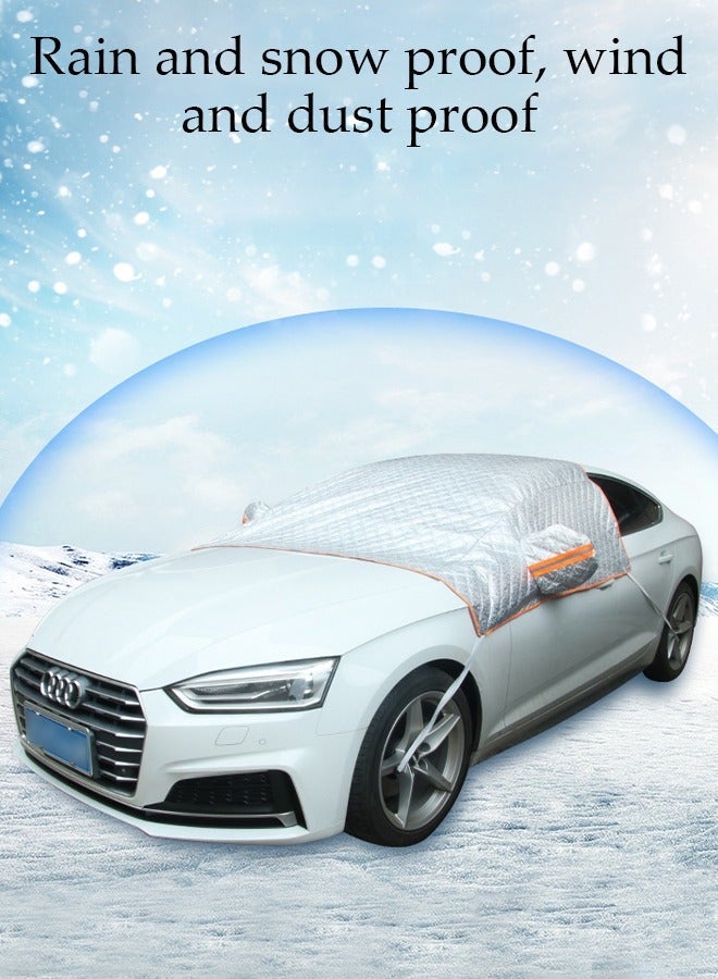 DUNISO Windshield Sunshade Covers For Car Foldable Water resistant Dust-proof Car Protection Cover For All Seasons - Image 2