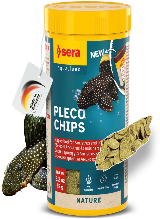 سيرا رقائق سيرا بليكو 3.4 أونصة/0.21 رطل | طعام أسماك ممتاز لأسماك أنسيستروس وبليكو | غني بالألياف | خالٍ من الأصباغ والمواد الحافظة | يدعم الهضم ويعزز النمو الصحي | مثالي للأسماك القاعية - Image 1