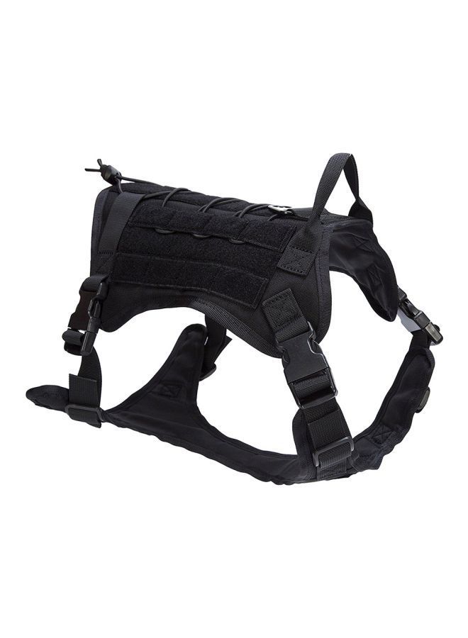 NIBEMINENT Adjustable Nylon Backpack Harness Black 18x4x12cm