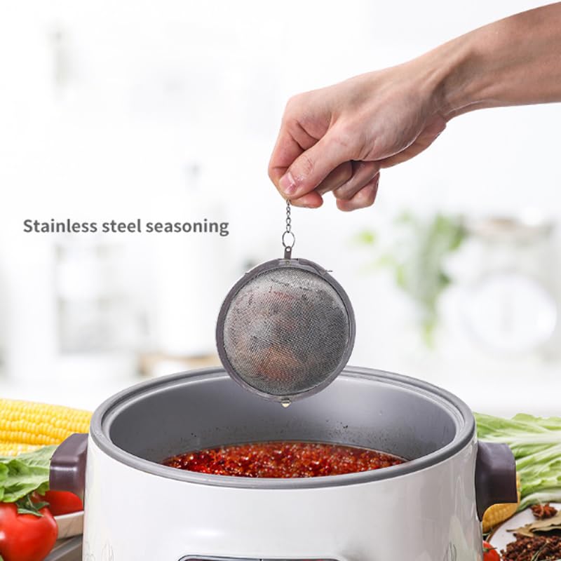 Jedrey Stainless Steel Mesh Tea Ball, Extra Fine Mesh Tea Infuser for Loose Leaf Tea, Tea Strainers Tea Infuser Strainer Filters for Tea 3piece set - Image 2