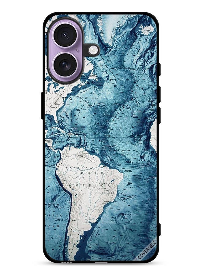 Covernex Apple iPhone 17 Protective Case Cover Map Art - Image 1