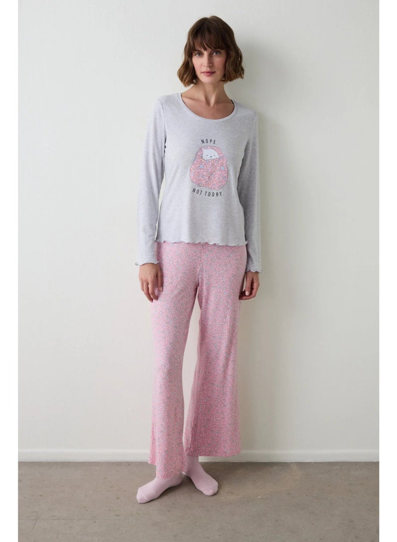 Penti Not Today Floral Pajama Top - Image 1