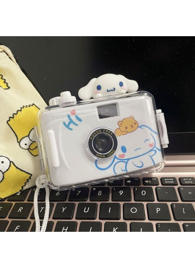 Generic Melody Yugui Dog Coolomi Non-Polaroid Camera Student Cheap Fool Disposable Film Cute-Body Color:Perspective Green Camera +8 Color Film + Waterproof Shell  - Image 2