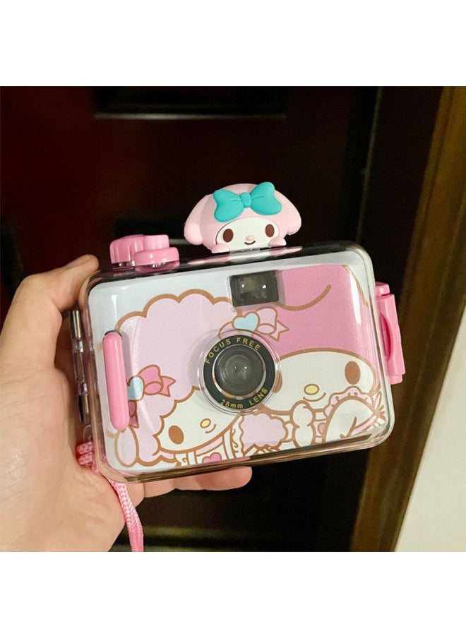 Generic Melody Yugui Dog Coolomi Non-Polaroid Camera Student Cheap Fool Disposable Film Cute-Body Color:Perspective Green Camera +8 Color Film + Waterproof Shell  - Image 3
