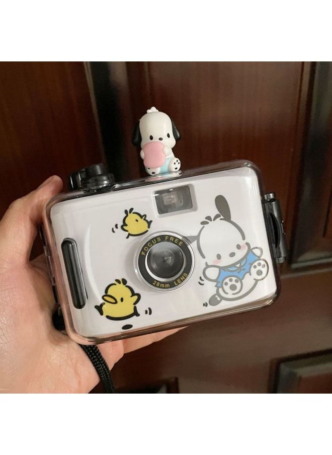 Generic Melody Yugui Dog Coolomi Non-Polaroid Camera Student Cheap Fool Disposable Film Cute-Body Color:Perspective Green Camera +8 Color Film + Waterproof Shell  - Image 4