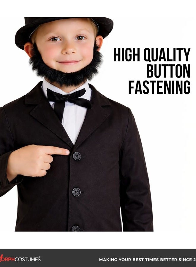 MORPH Kids President Abraham Lincoln Costume Childs History American Politician Outfit - Medium (8 - 10 Years) - Image 3